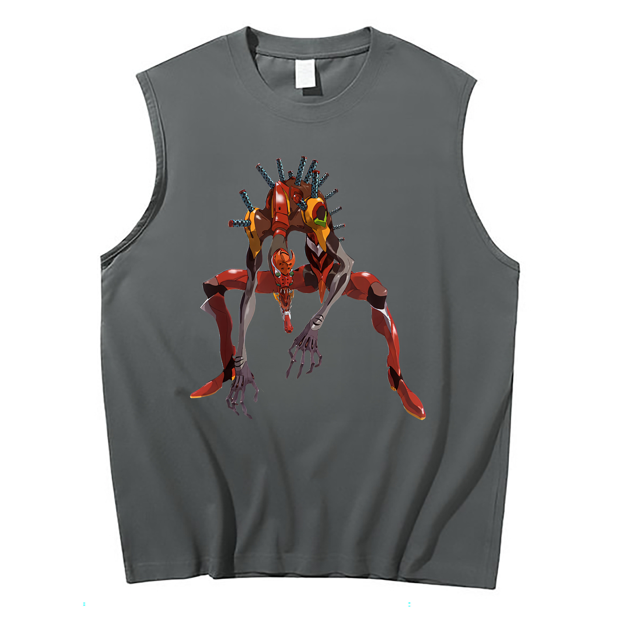 （画像用） EVA 新世紀エヴァンゲリオン コットン100％タンクトップ（フロントプリント）